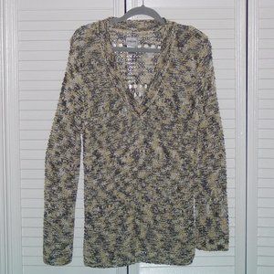 Chicos Women's Size 1/US Medium Variegated Sweater